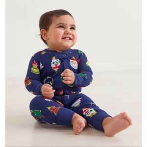 Hanna Andersson Baby Zip Sleeper Heirloom Ornaments Size 80/18-24 Months